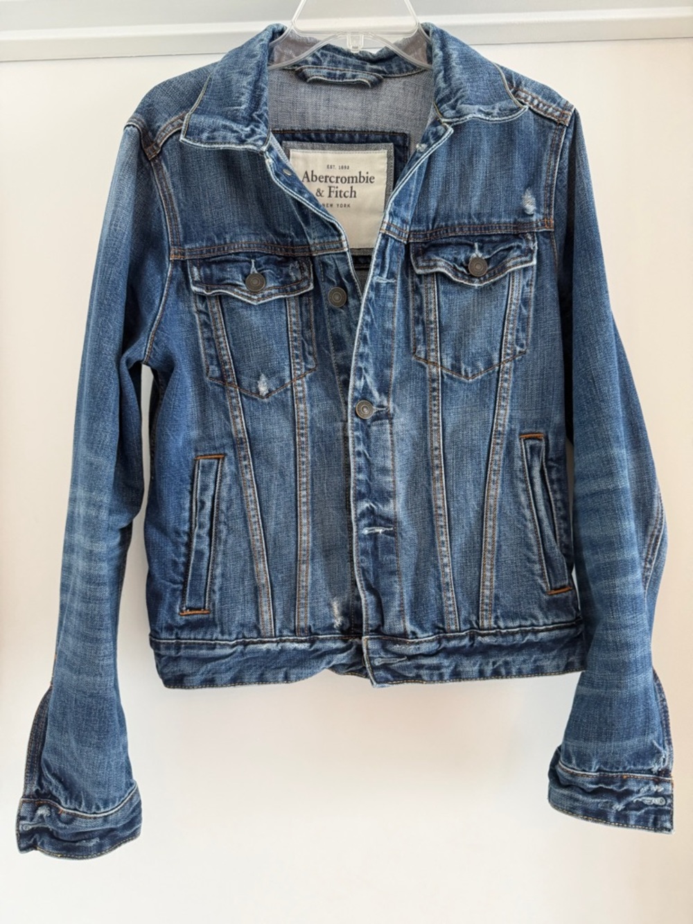 Abercrombie & Fitch Classic Blue Denim Jacket